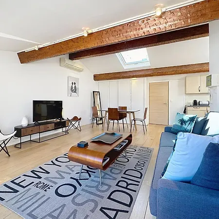 Rooftop Terrasse 1 Bedroom In Rue D'antibes, 5 Min From The Croisette 214 戛纳