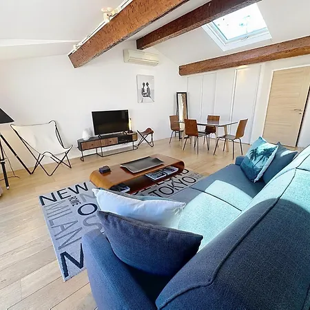 公寓 Rooftop Terrasse 1 Bedroom In Rue D'antibes, 5 Min From The Croisette 214 *