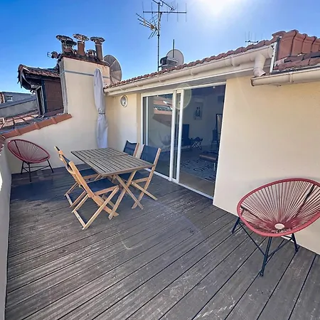 Rooftop Terrasse 1 Bedroom In Rue D'antibes, 5 Min From The Croisette 214 戛纳