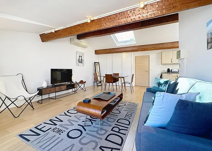 Rooftop Terrasse 1 Bedroom In Rue D'antibes, 5 Min From The Croisette 214 Cannes